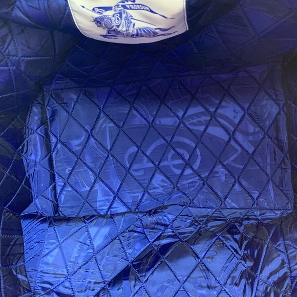 Burberry Check Canvas Large Tote Bag Knight Italy NWT *RARE* - Picture 7 of 16